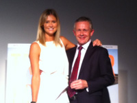 an46-1-events-AT Editor Georgia Rickard and Peter Hook