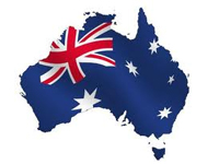 Australia MapFlag
