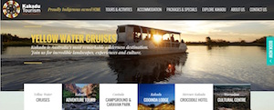 Kakadu Tourism website new screenshot