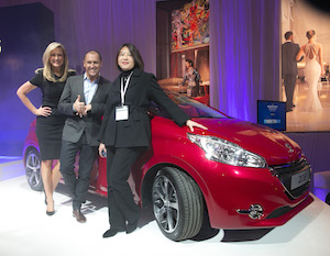Melissa Doyle Larry Embur and Winner Ina Choy