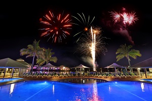 Novotel Twin Waters Resort fireworks