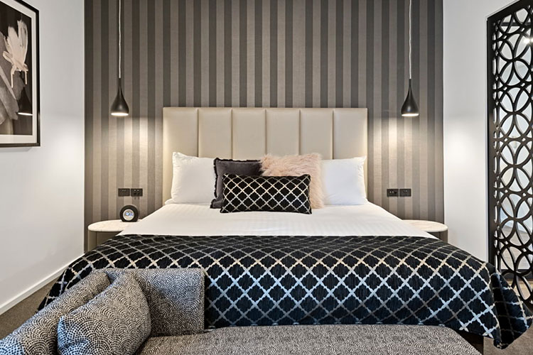 Example cushion in bed coverings