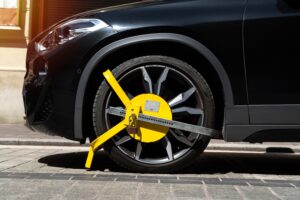 Parking, Clamping Illustration