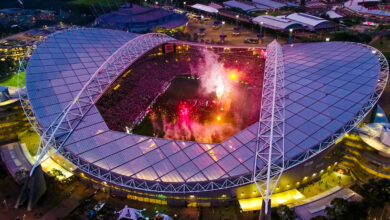 Accor Stadium Fireworks