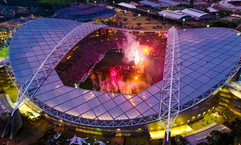 Accor Stadium Fireworks