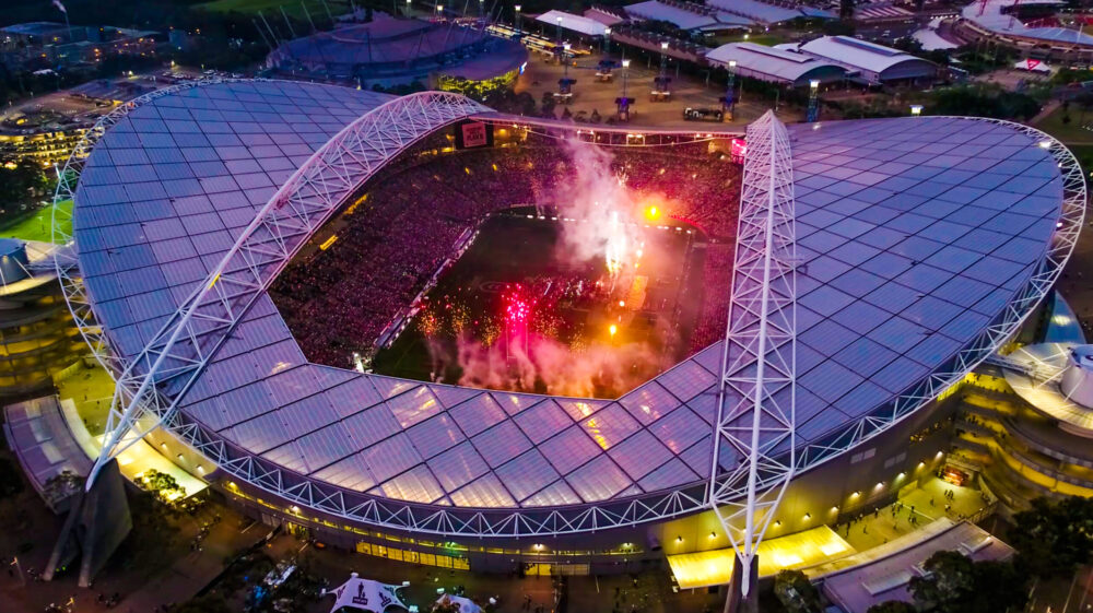 Accor Stadium Fireworks