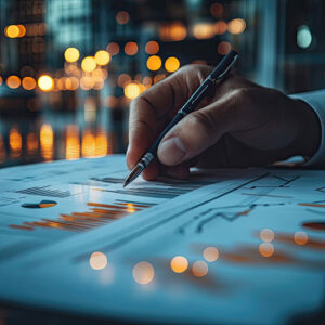 Man analysing Hotel Data