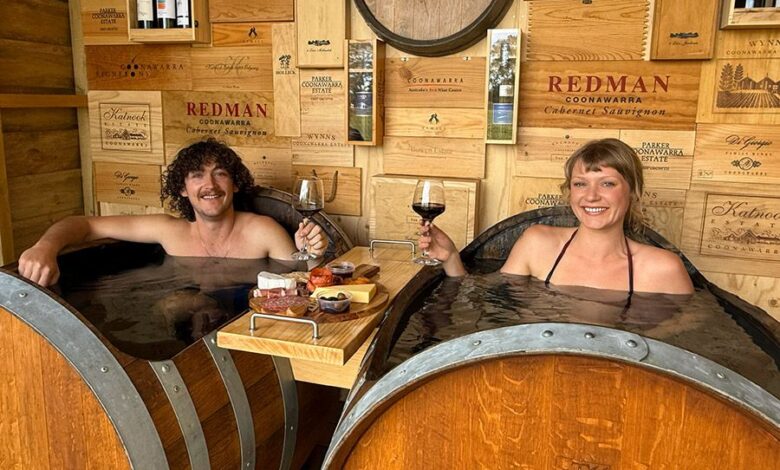 Penola Coonawarra Wine Barrel Bath