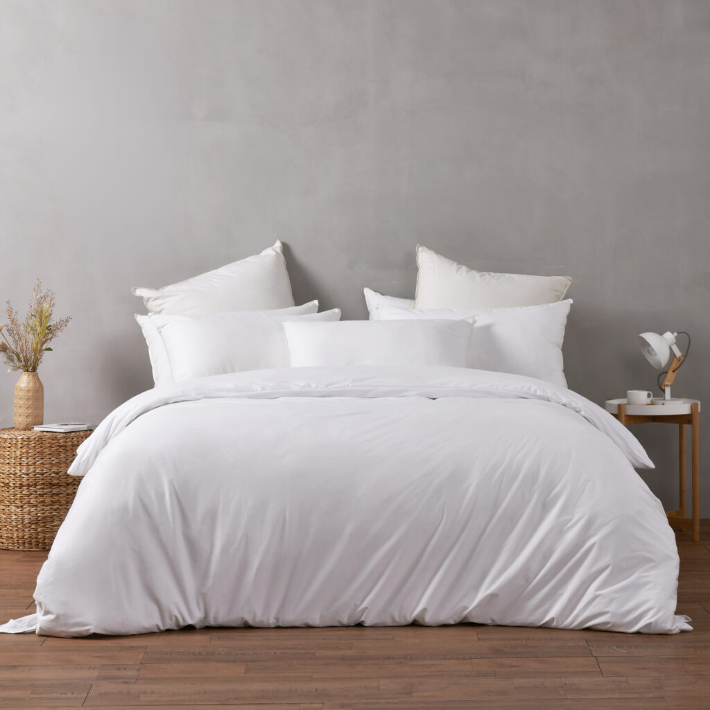 A well-presented hospitality bed
