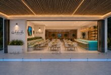 Oh Shun Blu tapas bar and restaurant adults area Paradise Resort Gold Coast