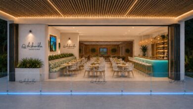 Oh Shun Blu tapas bar and restaurant adults area Paradise Resort Gold Coast